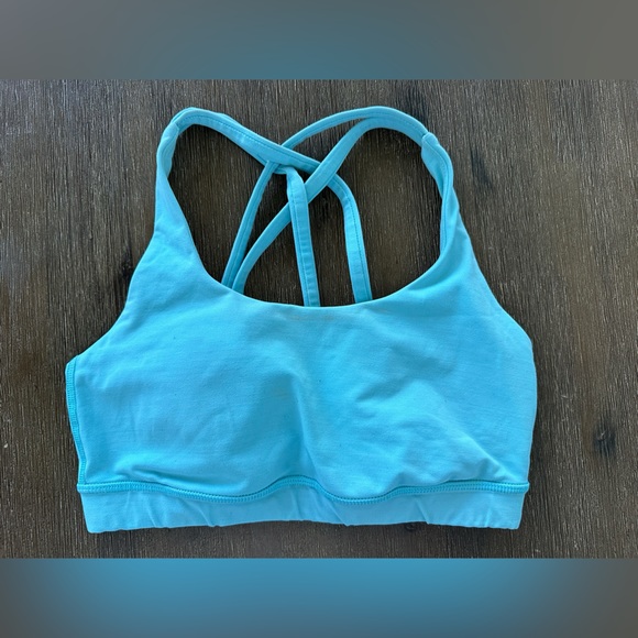 Lululemon Blue Energy Sports Bra - Size 6 - Picture 3 of 4